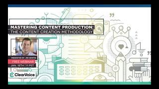 Mastering Content Production: The Content Creation Methodology