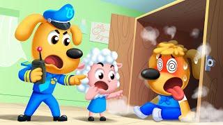 Sheriff Labrador New Episodes 2024: Chey's was Taken by A Monster, Safety Sheriff Labrador Cartoon