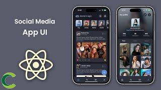 Social Media App UI in React Native | Instagram Clone in React Native | SocialMagic