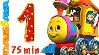 Numbers Song Collection | Number Train 1 to 10 | Counting Songs and Numbers Songs from Dave and Ava