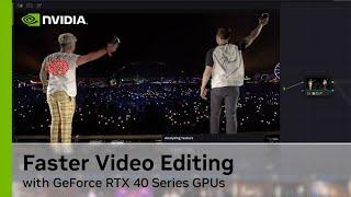 Faster Video Editing with GeForce RTX 40 Series GPUs & DaVinci Resolve