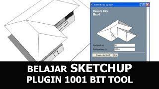 Belajar Fungsi Plugins 1001 bit tools dari sketchup