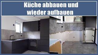 Küche abbauen und wieder aufbauen