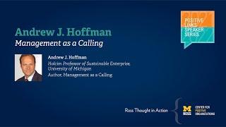 Management as a Calling