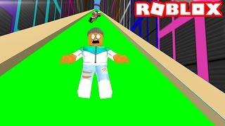 SLIDE DOWN THE SLIME SLIDE IN ROBLOX