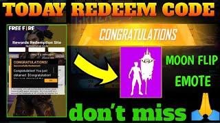 FLAG EMOTE REDEEM CODE FREE FIRE TODAY  | 19 OCTOBER REDEEM CODE FREE FIRE | FREE FIRE REDEEM CODE