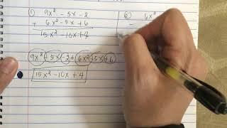 Adding and subtracting polynomials/math homework help