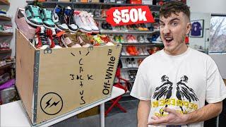 Unboxing A $50,000 Sneaker Mystery Box...