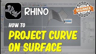 Rhino How To Project Curve On Surface