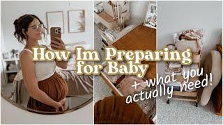 NEST WITH ME! + How I'm Preparing for Baby #4 | 37 Weeks Pregnant