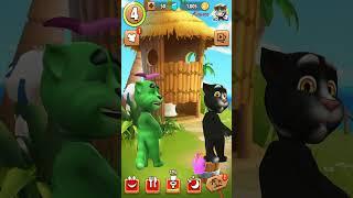 My Talking Tom 2 Ngintip My Talking Hank 2 di toilet bambu