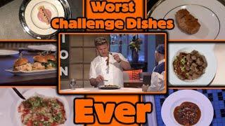 The Worst Challenge Dishes Ever Served On Hell's Kitchen