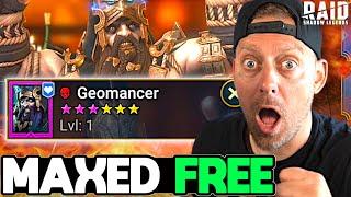 Maxing Geomancer for FREE in Raid Shadow Legends