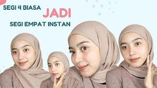 Trend 2022 Tutorial Hijab Instan Pakai Hijab Segi Empat Biasa yg Kalian Punya