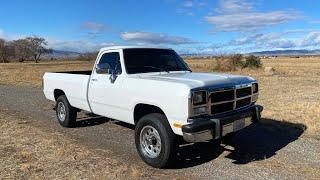 1990 w250 cummins rowing through the gears!