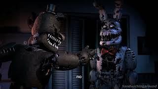 five nights at Freddy's 4 what happened after nightmare Bonnie stole nightmare Freddy's kids