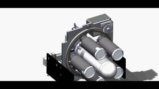 Machine Design CAD Simulation- Ring and Pinion Mechanism