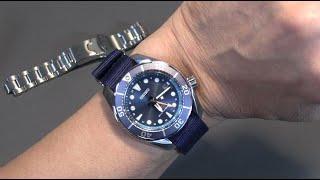 Fun with watch straps - a Seiko Sumo GMT!