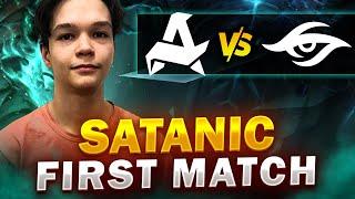 15 YEARS OLD SATANIC RISING STAR FIRST OFFICIAL PRO MATCH vs TEAM SECRET