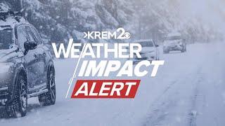 Weather Impact Alert: Another chance for snow rolls into Spokane this week