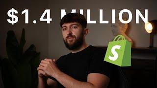 $1.4 Million with Shopify Dropshipping: Key Lessons I Learned