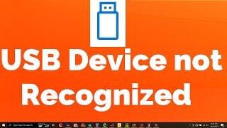 [FIX] USB Device not Recognized {USB not Working} Error Code 43 {4 Solutions}