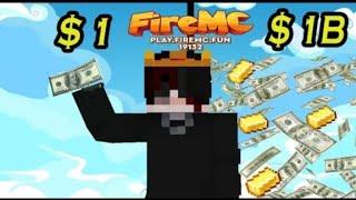 I Became a BILLIONAIRE with ONE Dollar In @PSD1 Server Firemc @PSD1