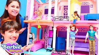 Barbie Dream House. Barbie ve Ken  yeni eve taşınıyor. Barbie oyunları