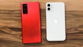 iPhone 11 vs Samsung Galaxy S20 FE 5G