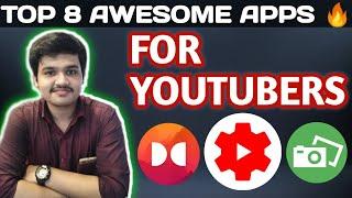 TOP 8 AWESOME Apps Youtubers Must Have | Top 8 Apps for Content Creators