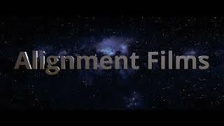 Cinematic animated Film Production logo for Alignment Films.