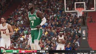 NBA 2K24 Next Gen Full Gameplay Heat vs Celtics 4K (nba 2k24 gameplay) NBA 2K24 Gameplay PS5