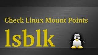 How To Check Linux Mount Points With lsblk