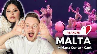 Miriana Conte - Kant | EUROWIZJA 2025 MALTA  | REAKCJE