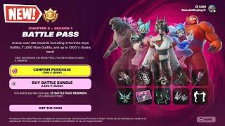 Buying The Newest BATTLE PASS in FORTNITE