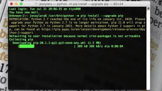 How to upgrade pip on mac terminal Fast and Easy