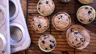 How to make blueberry muffins in the blender (gluten free!)