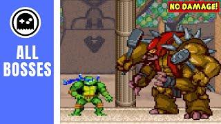 Teenage Mutant Ninja Turtles 2 Battle Nexus (GBA) - All Bosses - (No Damage)