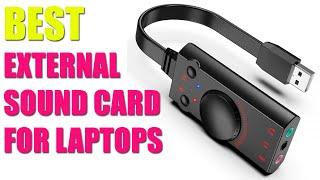 5 BEST EXTERNAL SOUND CARDS FOR LAPTOPS 2022 | Which Suitable For Laptop!