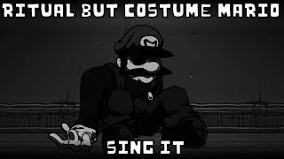 Ritual but Costume Mario sing it | FNF: Indie Cross cover