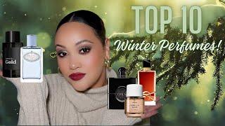 ️MY TOP 10 WINTER PERFUMES 2024! ️ MUST HAVE WINTER FRAGRANCES! | AMY GLAM ️