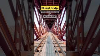 Pure metal bridge of chiniot chenab river #youtube #pakistan #chiniot #chenabriver