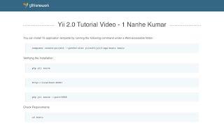 Installing Yii - Yii Tutorial  in Hindi/Urdu | Yii Video 1