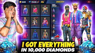 Free Fire I Got All Rare Bundles In My NOOB I’d In Just 10,000 Diamonds -Garena Free Fire