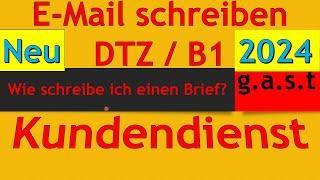 DTZ / B1 | Brief schreiben | E-Mail schreiben | E-Mail an den Kundendienst wegen Tablet