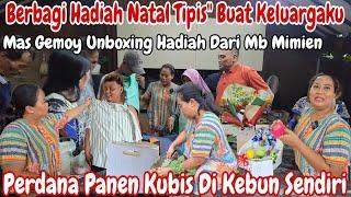 HEBOH‼️BERBAGI HADIAH NATAL TIPS" BUAT KELUARGA~GEMOY UNBOXING HADIAH NATAL|PANEN SEMUA KOL DIKEBUN