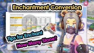 [ROX] Enchantment Conversion Chart. How Many Stone You Need? Include Tips For Enchant | King