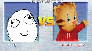 M.U.G.E.N BATTLES | Derp vs Daniel Tiger