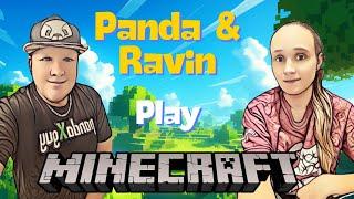  Let's Play Minecraft Just Build Challenge With Panda & Ravin - Episode 1