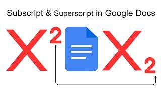 How To Use Subscript And Superscript in Google Docs